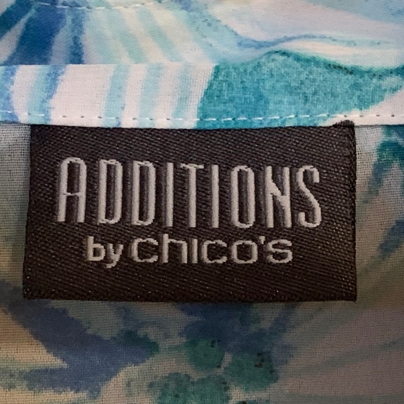 ADDITIONS BY CHICOS Size 3 Long Sleeve Blouse - Picture 3 of 5